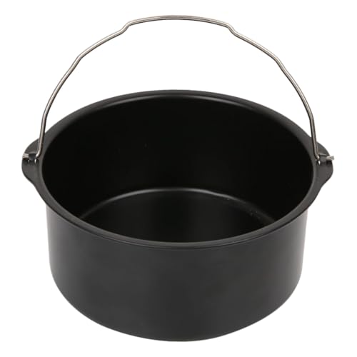 OUNONA Air Fryer Backzubehör Kuchenkorb Pizzablech aus Langlebigem Carbonstahl Antihaftbeschichtet Kompakt mit Tragegriff für Zuhause Restaurant Hotel OUNONA Air Fryer Backzubehör Kuchenkorb Pizzablech aus Langlebigem Carbonstahl Antihaftbeschichtet Kompakt mit Tragegriff für Zuhause Restaurant Hotel von OUNONA