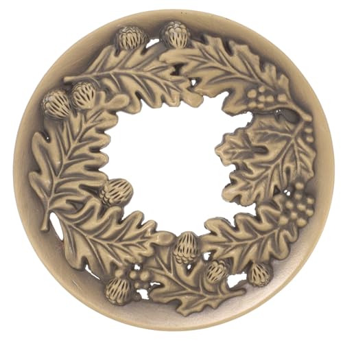 OUNONA Aromatherapie Metall Hohlraumdeckel für Duftkerzen Vintage Kerzenaufsatz in Rotbraun Hitzebeständig zum Sammeln von Perfektes für Freunde von OUNONA