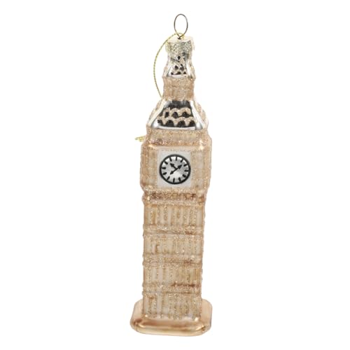 OUNONA Big -Ornamente Dekorationen groß Weihnachten Heimdekoration Uhr Baumschmuck hängende weihnachtsverzierung London-Ornament Turmverzierungen Glas Golden OUNONA Big -Ornamente Dekorationen groß Weihnachten Heimdekoration Uhr Baumschmuck hängende weihnachtsverzierung London-Ornament Turmverzierungen Glas Golden von OUNONA