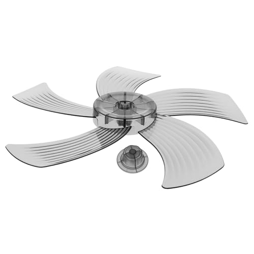 OUNONA Blättriges Lüfterblatt Kunststoff Transparent Ersatzventilatorflügel mit Mutterabdeckung Passend für Stand Tisch und Wandventilatoren Robuste Ausführung Einfache Montage OUNONA Blättriges Lüfterblatt Kunststoff Transparent Ersatzventilatorflügel mit Mutterabdeckung Passend für Stand Tisch und Wandventilatoren Robuste Ausführung Einfache Montage von OUNONA