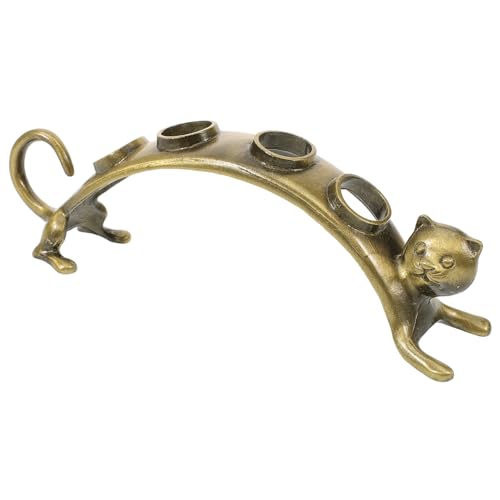 OUNONA Cat Wine Mouth Rotweinstopfen Platzierungsregal Display Stopper Weinregal Arbeitsplatte Flaschenaufbewahrung Kleiner Ständer Einfache Regalhalter Weinorganizer Weinkorken von OUNONA