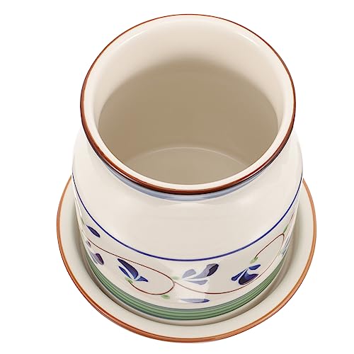 OUNONA Keramik Abtropfhalter für Besteck Multifunktionaler Essstäbchen Trockner für Küche und Schreibtisch für Löffel Gabeln Geschirr und Küchenutensilien OUNONA Keramik Abtropfhalter für Besteck Multifunktionaler Essstäbchen Trockner für Küche und Schreibtisch für Löffel Gabeln Geschirr und Küchenutensilien von OUNONA