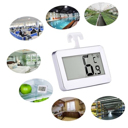 OUNONA Digital Kühlschrank Thermometer Hochpräzises Wasserdichtes Thermometer für Kühlschrank und Gefrierschrank Temperaturbereich Magnet Ständer und Aufhängung Einfach zu Bedienen OUNONA Digital Kühlschrank Thermometer Hochpräzises Wasserdichtes Thermometer für Kühlschrank und Gefrierschrank Temperaturbereich Magnet Ständer und Aufhängung Einfach zu Bedienen von OUNONA