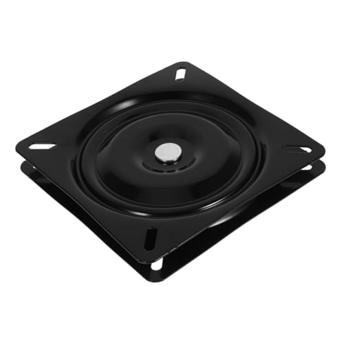 OUNONA Drehteller Sitz Barhocker modern Essensstuhl Schwenkstuhlbasis Zauberer bürostuhl Schwenklager Schwenkteller für Möbel Drehstuhl Metall Schwenkmechanismus für Möbel Eisen Schwarz von OUNONA