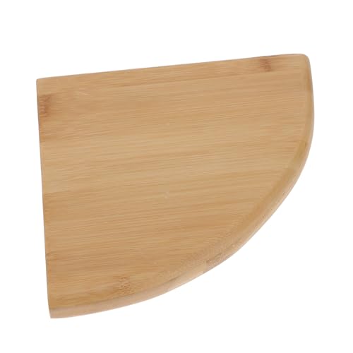 OUNONA Eckregal Anzeige Wand Schwimmende Regale Display-Organizer Wohnungsbauorganisator Regalorganisator Holz von OUNONA