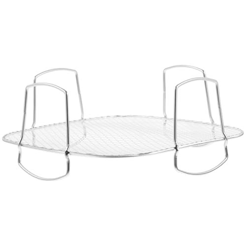 OUNONA Edelstahl Airfryer Grillrost mit Gitterdesign für Gleichmäßiges Garen Vielseitiges Heißluftfritteusen Zubehör Rostfreier Mehrzweck Braten und Grillen OUNONA Edelstahl Airfryer Grillrost mit Gitterdesign für Gleichmäßiges Garen Vielseitiges Heißluftfritteusen Zubehör Rostfreier Mehrzweck Braten und Grillen von OUNONA