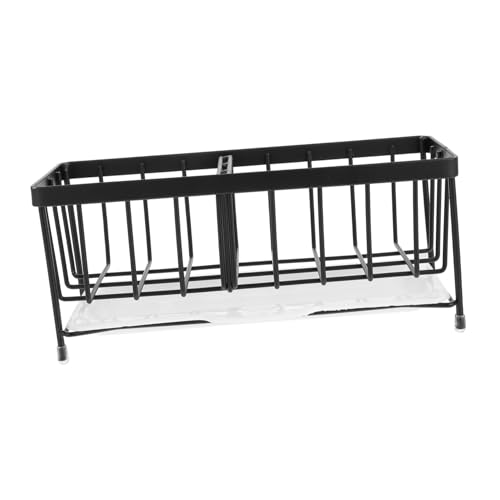 OUNONA Edelstahl Spülschwammhalter mit Abtropffläche Multifunktionales Küchenspülregal zur Aufbewahrung von Schwamm Seife Bürste Platzsparend und Langlebig für Küche und Bad Geeignet OUNONA Edelstahl Spülschwammhalter mit Abtropffläche Multifunktionales Küchenspülregal zur Aufbewahrung von Schwamm Seife Bürste Platzsparend und Langlebig für Küche und Bad Geeignet von OUNONA