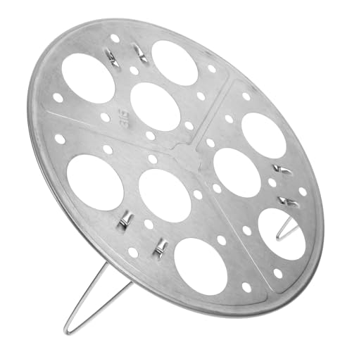 OUNONA Eierdampfer Dampfgarer Dampfkochgestell Eierregal Alle Pip Tablett Form Kochen Dampfend Dampf-eierständer Aus Metall Mehrzweck-eierhalter Dampferstand Edelstahl 316 Silber von OUNONA