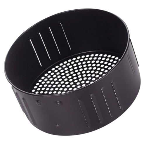 OUNONA Ersatz Air Fryer Innentopf aus Carbonstahl Antihaft Brat und Backkorb mit Abtropffunktion Fritteusen Ersatztablett für Vielseitiges Garen von Pizza Steak und Gemüse von OUNONA