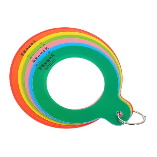 OUNONA Obst Größe Messung Kreis Kunststoff Obst Grading Gauge Durchmesser Orangen Zitrus Sizer von OUNONA