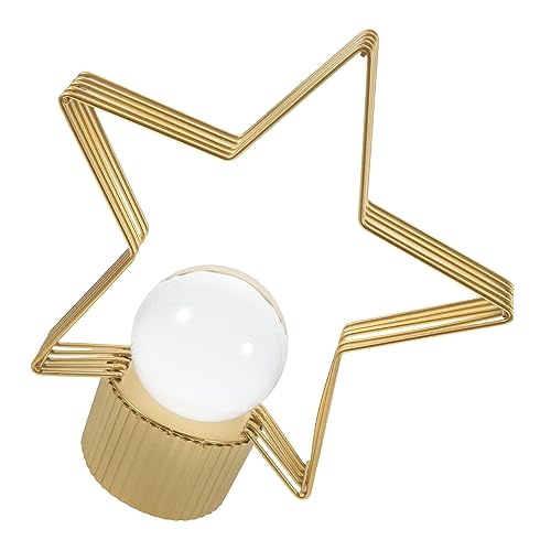 OUNONA Fünfzackiger Stern Dekoration Metall Eleganter Tischstern für Wohnzimmer und Büro Kunstvolles Design aus Stabilem und Stilvolle Raumdekoration Großes Format OUNONA Fünfzackiger Stern Dekoration Metall Eleganter Tischstern für Wohnzimmer und Büro Kunstvolles Design aus Stabilem und Stilvolle Raumdekoration Großes Format von OUNONA