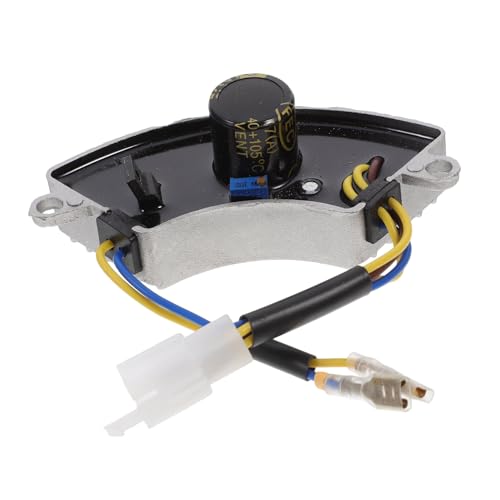 OUNONA Generator Spannungsregler Avr Halbmond Aluminiumgehäuse Automatischer Gleichrichter Stromregler für Champion Benzin Generator OUNONA Generator Spannungsregler Avr Halbmond Aluminiumgehäuse Automatischer Gleichrichter Stromregler für Champion Benzin Generator von OUNONA