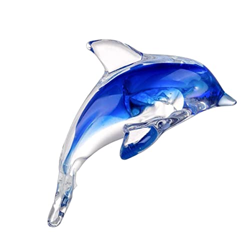 OUNONA Glas delfinfigur in Himmelblau Farbige Glasur Leichte Meeresdeko Langlebige Ocean Animals Statue Kleines Dekoratives Ornament für Zuhause und Geschenk OUNONA Glas delfinfigur in Himmelblau Farbige Glasur Leichte Meeresdeko Langlebige Ocean Animals Statue Kleines Dekoratives Ornament für Zuhause und Geschenk von OUNONA
