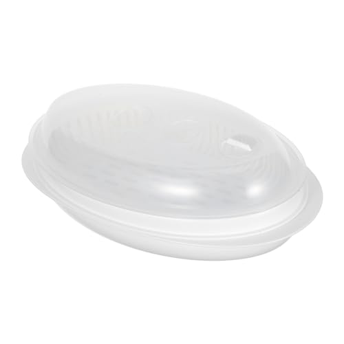 OUNONA Großer Mikrowellen Dampfgarer mit Deckel Hochkapazitäts Dampfteller für Fisch und Teigtaschen für Küche und Lebensmittelzubereitung OUNONA Großer Mikrowellen Dampfgarer mit Deckel Hochkapazitäts Dampfteller für Fisch und Teigtaschen für Küche und Lebensmittelzubereitung von OUNONA