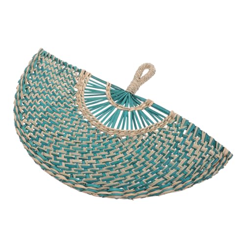 OUNONA Handgefertigter Chinesischer Wandfächer aus Strohgeflecht Halbrund Rustikaler Boho-stil Natürliche Sommerkühlung Dekoratives Wandkunstobjekt für Hochzeit und Innenräume OUNONA Handgefertigter Chinesischer Wandfächer aus Strohgeflecht Halbrund Rustikaler Boho-stil Natürliche Sommerkühlung Dekoratives Wandkunstobjekt für Hochzeit und Innenräume von OUNONA