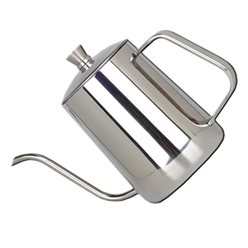 OUNONA Kaffeetasse Über Den Wasserkocher Gießen Über Den Tee Gießen Tropfkaffeekanne Kaffeemaschine Aus Metall Espresso Hängende Ohren Büro Rostfreier Stahl Gießkanne von OUNONA