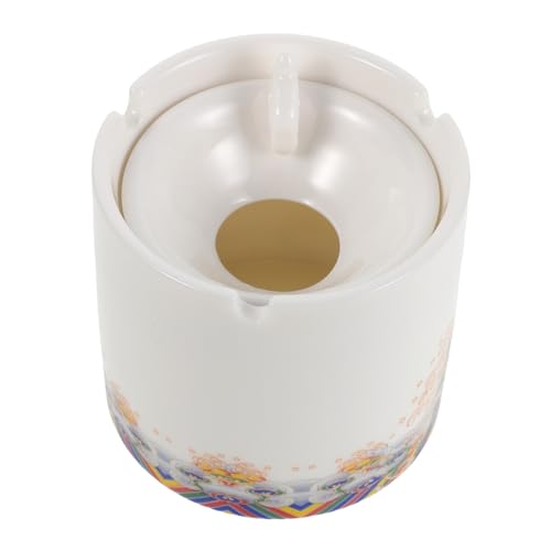 OUNONA Keramik Aschenbecher mit Trichterfunktion Retro Design Große Kapazität für Büro und Badezimmer Langlebiger Verschleißfester Aschenhalter zur Sauberen Ascheaufnahme OUNONA Keramik Aschenbecher mit Trichterfunktion Retro Design Große Kapazität für Büro und Badezimmer Langlebiger Verschleißfester Aschenhalter zur Sauberen Ascheaufnahme von OUNONA