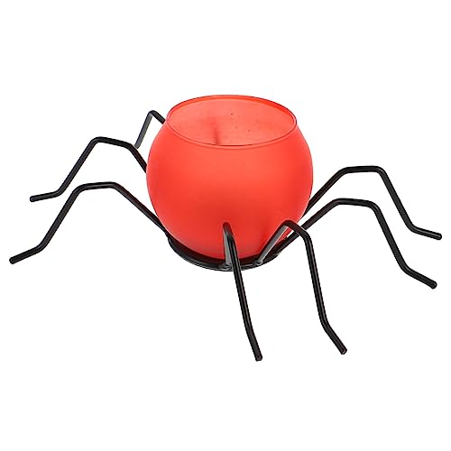 OUNONA Kerzenhalter Spinnenform Halloween Deko Stabkerzenständer Stabile Halterung Rote Kleine Kreatives Wohnaccessoire für Tisch und Zimmer OUNONA Kerzenhalter Spinnenform Halloween Deko Stabkerzenständer Stabile Halterung Rote Kleine Kreatives Wohnaccessoire für Tisch und Zimmer von OUNONA
