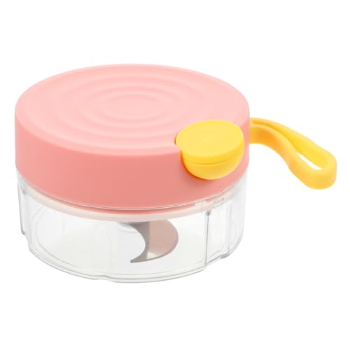 OUNONA Knoblauchhacker Gemüseschneider Gemüsehobel Mini-Fleischwolf Salathacker Babynahrung Zerhacker Mini-Chopper Lebensmittel Knoblauchpresse Zitrone Würfelmaschine Abs von OUNONA