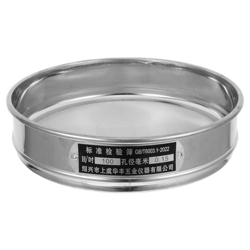 OUNONA Mehlsieb Edelstahlsieb Feinmaschig Fein Küchensieb 304 Edelstahl Sieb Edelstahl Fein Mehl Sieben für Backen, Getreide, Bohnen, Obst Gemüse Mehlstreuer zum BackenReis Reis Getreide von OUNONA