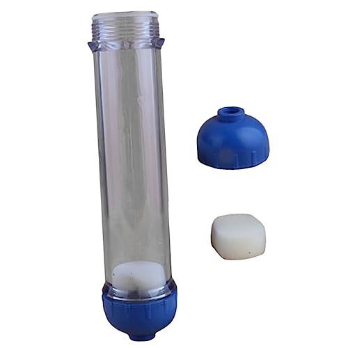 OUNONA Leeres Wasserfilter Gehäuse für DIY Filtereinsätze Transparente Flasche zur Sedimentreinigung für Zuhause Kompatibel mit Umkehrosmose OUNONA Leeres Wasserfilter Gehäuse für DIY Filtereinsätze Transparente Flasche zur Sedimentreinigung für Zuhause Kompatibel mit Umkehrosmose von OUNONA