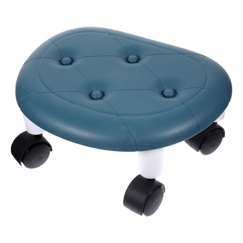 OUNONA Mini Hocker Runder Rollhocker mit Drehfunktion Tragbarer Niedriger Hocker für Vielseitige Anwendungen als Schuhhocker für Friseure Blau Robust und Komfortabel OUNONA Mini Hocker Runder Rollhocker mit Drehfunktion Tragbarer Niedriger Hocker für Vielseitige Anwendungen als Schuhhocker für Friseure Blau Robust und Komfortabel von OUNONA