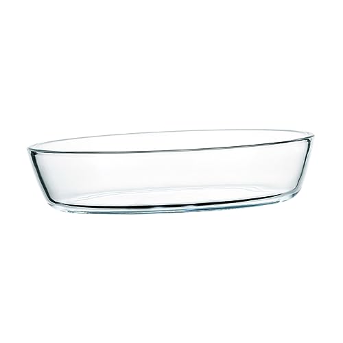 OUNONA Backblech 2400 ml Mikrowellengeeignetes Serviertablett Robustes Design Stapelbar für Platzsparende Aufbewahrung von OUNONA