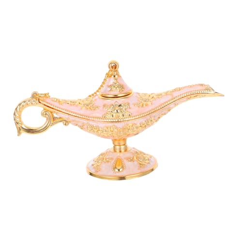 OUNONA Retro-lampenstatue Aus Haushaltsmaterial Vintage-tischlampenornament Für Schreibtischdekoration Partylichtstatue Für Inneneinrichtung von OUNONA