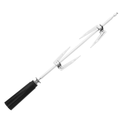 OUNONA Rotierende Grillgabel Rotisserie-spießstange Rotisserie-spieße Rotisserie-grill-kit Luftfritteusen-spieß-rotisserie 430er Edelstahl Schwarz von OUNONA