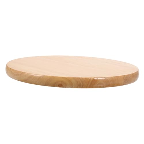 OUNONA Runder Hocker Sitz Ersatz Holzsitzplatte Robust Langlebig Praktische Sitzfläche für Runde Küchen und Kantinenhocker Holzsitzzubehör Stabile Stuhlauflage von OUNONA