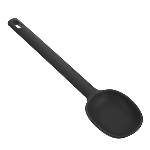 OUNONA Silikon Suppenlöffel Schwarz Hitzebeständiger Flexibler Rührlöffel für Suppen und Salate Spülmaschinenfest Küchenutensil für Restaurant und Haushalt OUNONA Silikon Suppenlöffel Schwarz Hitzebeständiger Flexibler Rührlöffel für Suppen und Salate Spülmaschinenfest Küchenutensil für Restaurant und Haushalt von OUNONA