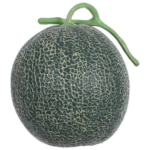 OUNONA Simulationsfruchtmodell künstliche Honigmelone realistisches Wassermelonenmodell Wohnkultur Obst Ornament gefälschte Fruchtverzierung Desktop- Schreibtisch von OUNONA