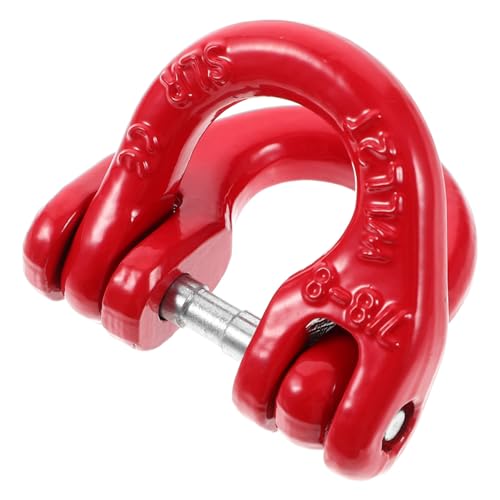 OUNONA Stahl verbindungsglied Traglast Verbundring Sicherungskette Anhängerkupplung Robust Langlebig Rostgeschützt Einfache Montage von OUNONA