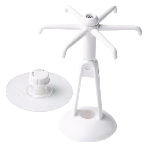 OUNONA Starker Selbstklebender Küchenhaken mit Drehbaren Haken Rotierender Utensilienhalter Weiß für Einfache Aufbewahrung an Glatten Oberflächen Wie OUNONA Starker Selbstklebender Küchenhaken mit Drehbaren Haken Rotierender Utensilienhalter Weiß für Einfache Aufbewahrung an Glatten Oberflächen Wie von OUNONA