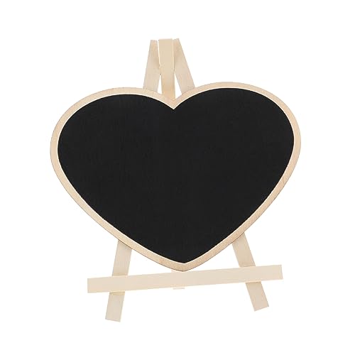 OUNONA Tisch Kreidetafel mit Holzrahmen Vertikales Schreib und Malbrett für Dekoratives Desktop Ornament Wiederbeschreibbar und Vielseitig für Geburtstage Hochzeiten und Kreative von OUNONA