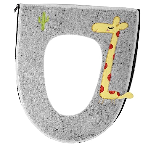 OUNONA Toilettensitzbezug Pad aus Warmes Wc Sitzkissen für Winter wasserdichte und Waschbare Toilettenmatte für O und U Form OUNONA Toilettensitzbezug Pad aus Warmes Wc Sitzkissen für Winter wasserdichte und Waschbare Toilettenmatte für O und U Form von OUNONA