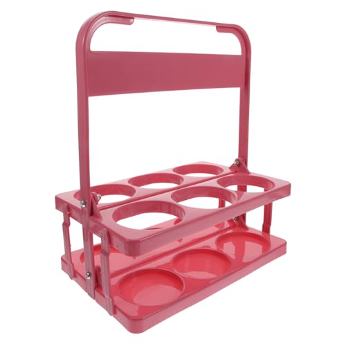 OUNONA Tragbarer Faltbarer Bierflaschenhalter mit Griff Flaschen Bierkorb in Langlebig und Praktisch für Bar Outdoor Grillpartys und Alltag OUNONA Tragbarer Faltbarer Bierflaschenhalter mit Griff Flaschen Bierkorb in Langlebig und Praktisch für Bar Outdoor Grillpartys und Alltag von OUNONA