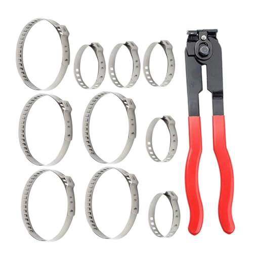 OUNONA Verstellbares Auto Reparatur Werkzeug mit Teiligem Schlauchschellen Klemmen Kit und Einstellbarer Achsmanschetten Zange für Vielseitige Fahrzeugreparaturen Leicht und Kompakt von OUNONA