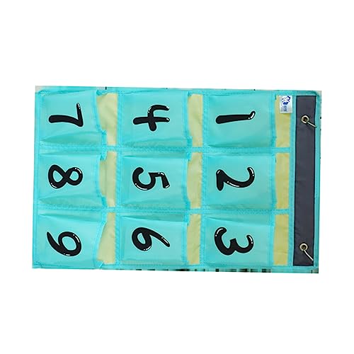 OUNONA Wandhängende Aufbewahrungstasche mit Fächern aus Oxford Praktischer Organizer für Handys im Klassenzimmer Büro und Zuhause OUNONA Wandhängende Aufbewahrungstasche mit Fächern aus Oxford Praktischer Organizer für Handys im Klassenzimmer Büro und Zuhause von OUNONA