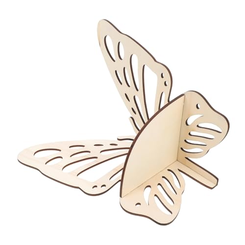 OUNONA Wandregal aus Holz im Schmetterlingsdesign Vielseitiges Eckregal für Schlafzimmer Wohnzimmer und Aufbewahrungslösung für Dekorationen Minimalistisches Design Robuste Konstruktion OUNONA Wandregal aus Holz im Schmetterlingsdesign Vielseitiges Eckregal für Schlafzimmer Wohnzimmer und Aufbewahrungslösung für Dekorationen Minimalistisches Design Robuste Konstruktion von OUNONA