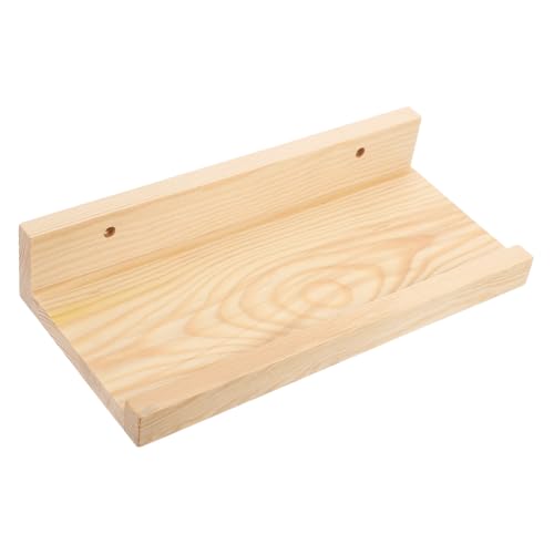 OUNONA Wandregal aus Massivem Holz Schwimmendes Regal für Schlafzimmer Badezimmer und Wohnzimmer Wandmontierter Stauraum und Modern für Aufgeräumte Umgebung OUNONA Wandregal aus Massivem Holz Schwimmendes Regal für Schlafzimmer Badezimmer und Wohnzimmer Wandmontierter Stauraum und Modern für Aufgeräumte Umgebung von OUNONA