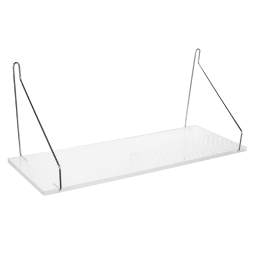OUNONA Wandregal ohne Bohren Schwebendes Acrylregal für Badezimmer und Eleganter Organizer für Dekoration Transparenter Look für Stilvolle Aufbewahrung OUNONA Wandregal ohne Bohren Schwebendes Acrylregal für Badezimmer und Eleganter Organizer für Dekoration Transparenter Look für Stilvolle Aufbewahrung von OUNONA