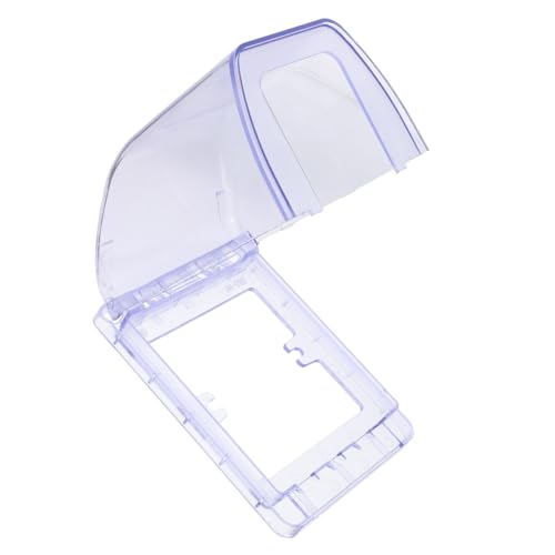 OUNONA Wasserdichte Variante Steckdosenabdeckung Transparent Große Schutzbox Wasserspritzschutz Elektrische Außensteckdose Badezimmer Steckdosenschutz von OUNONA