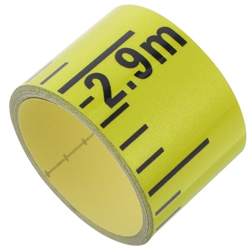 OUNONA Messskala Aufkleber Wasserstandsanzeige Selbstklebend Pool Wasserstandsanzeige Wasserdichte Höhenmessaufkleber Für Wasser Messen Wasserwaage-aufkleber Wasserzähler-messaufkleber von OUNONA