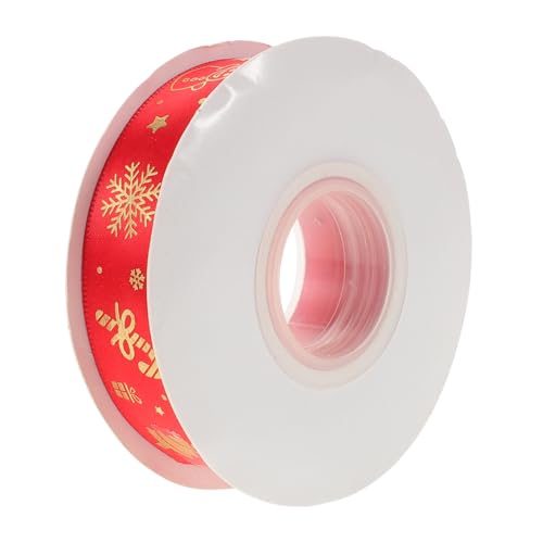 OUNONA Weihnachtsmotiv Geschenkband Hochwertiges Dekorationsband für Geschenkverpackung Weihnachtsbaum Dekoration und Kranzgestaltung Weihnachts Schneemann Rot OUNONA Weihnachtsmotiv Geschenkband Hochwertiges Dekorationsband für Geschenkverpackung Weihnachtsbaum Dekoration und Kranzgestaltung Weihnachts Schneemann Rot von OUNONA