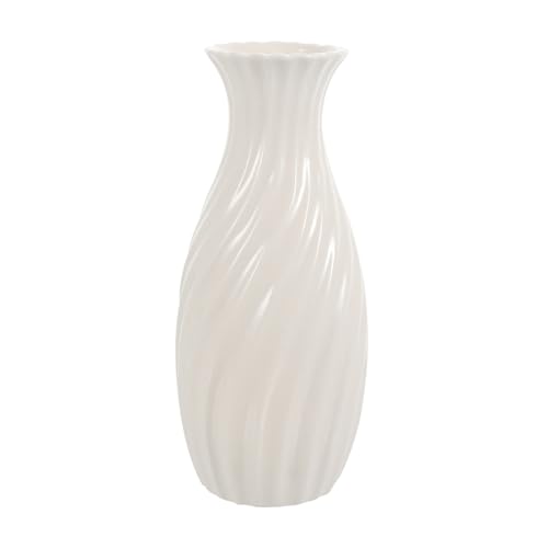OUNONA Weiße Keramik Blumenvase Kreative Desktop Vase aus Hochwertiger Keramik Tischdekoration Kunstvolles Design für Stilvolle Wohnraumgestaltung Langlebiger Blumentopf für Zuhause OUNONA Weiße Keramik Blumenvase Kreative Desktop Vase aus Hochwertiger Keramik Tischdekoration Kunstvolles Design für Stilvolle Wohnraumgestaltung Langlebiger Blumentopf für Zuhause von OUNONA