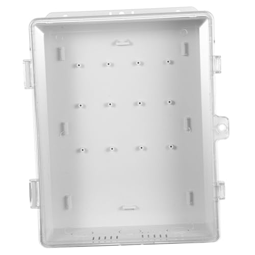 OUNONA Wetterfeste Elektrische Verteilerdose mit Transparentem Deckel Robustes Kunststoffgehäuse Sicherer Schutz für Überwachungssysteme für Außen Sicherheitsanwendungen von OUNONA