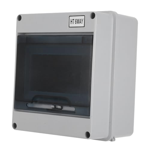 OUNONA Wetterfeste Kunststoff verteilerbox Fach Sicherungsschutz Aufputz Elektroverteilerdose für Innen und Außen Staub Einfache Installation Schutz vor Überlastung und Brandgefahr OUNONA Wetterfeste Kunststoff verteilerbox Fach Sicherungsschutz Aufputz Elektroverteilerdose für Innen und Außen Staub Einfache Installation Schutz vor Überlastung und Brandgefahr von OUNONA