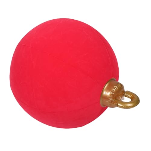 OUNONA Wiederverwendbare Weihnachtskugeln Dekorationen Veranda Feiertags Aufblasbare Bälle Outdoor Aufblasbare Weihnachtsdekorationen Wiederverwendbare Weihnachtskugeln von OUNONA