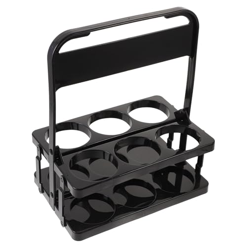 OUNONA Wiederverwendbarer Sportflaschenhalter Faltbar aus Robustem Material für Fußball Basketball Rugby Flaschenregal für Unterwegs und Sportveranstaltungen in Schwarz OUNONA Wiederverwendbarer Sportflaschenhalter Faltbar aus Robustem Material für Fußball Basketball Rugby Flaschenregal für Unterwegs und Sportveranstaltungen in Schwarz von OUNONA